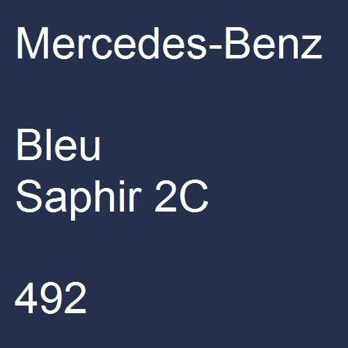 Mercedes-Benz, Bleu Saphir 2C, 492.